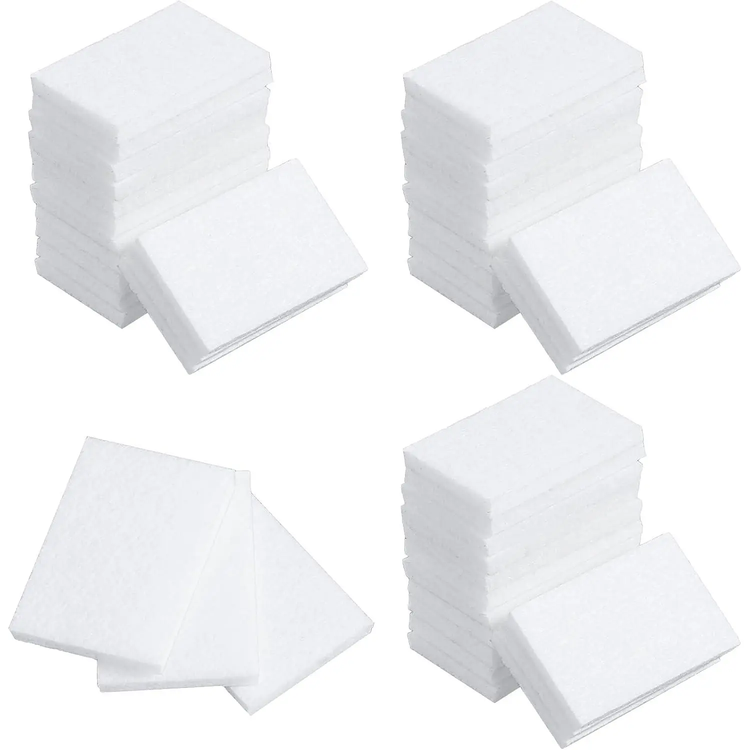 50 Pack Unscented Aroma Pads, 1.2x0.9" White Aroma Oil Refill Pads  Perfume Diffusers Humidifier Refill Pad  for   Equipment Locket Scent Ball Plug-in Diffuser