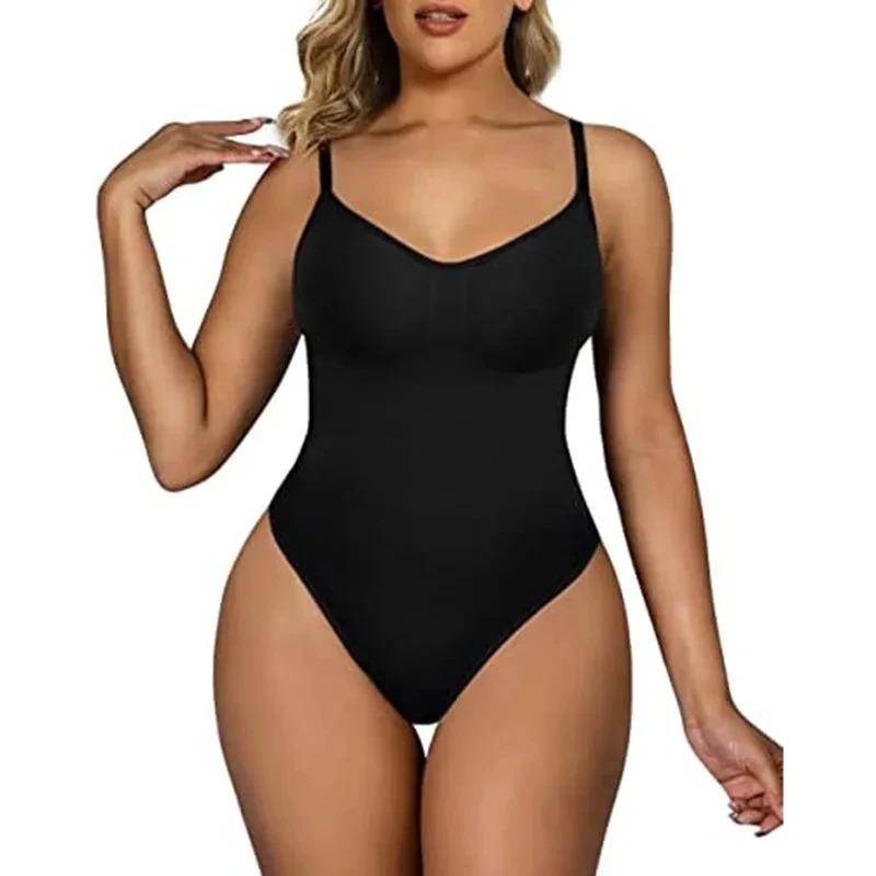 New styleShapewear Bodysuit Thong Colombian Fajas Body Shaper Seamless Tummy Control Slimming Sheath Flat Belly for Underwear