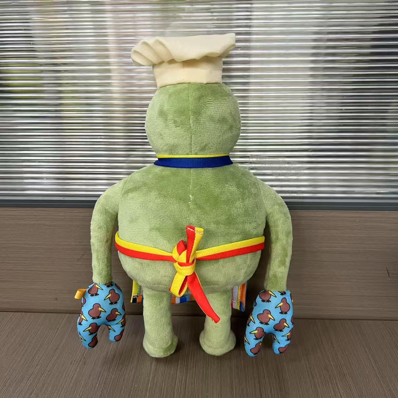 Anime Tiny Chef Show Plush Toy Cartoon Animation Suffed Doll Wearing Apron Collection Plushie Toy Kid Birthday Christmas Gifts