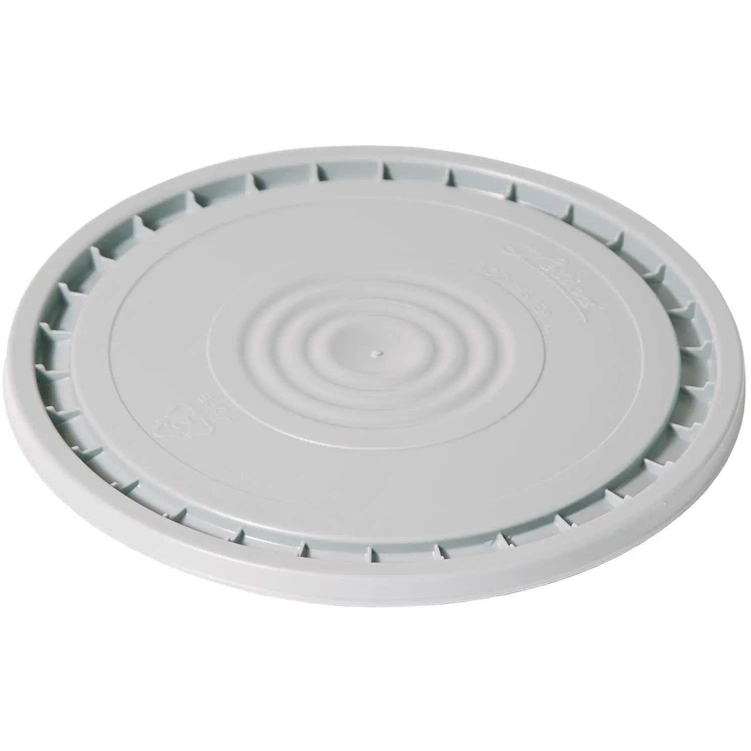 Easy Peel 3.5, 5, 6, and 7 Gallon Bucket Lid |  Grade | Gray (1 Pack)
