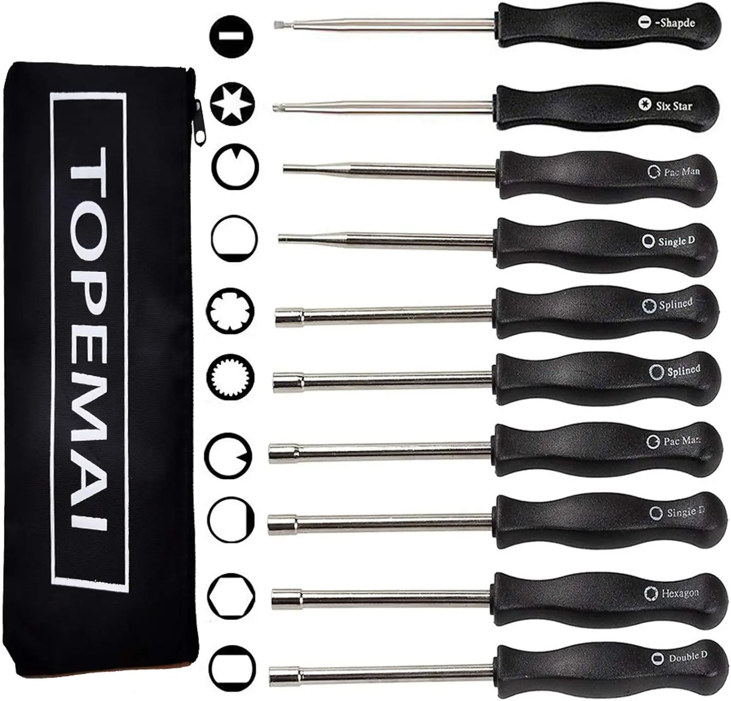 10 Pcs Carburetor Adjustment Tool Kit for Common 2 Cycle Small Engine, Carb Adjusting Tool, Carburetor Adjuster Tool for Echo String Trimmer