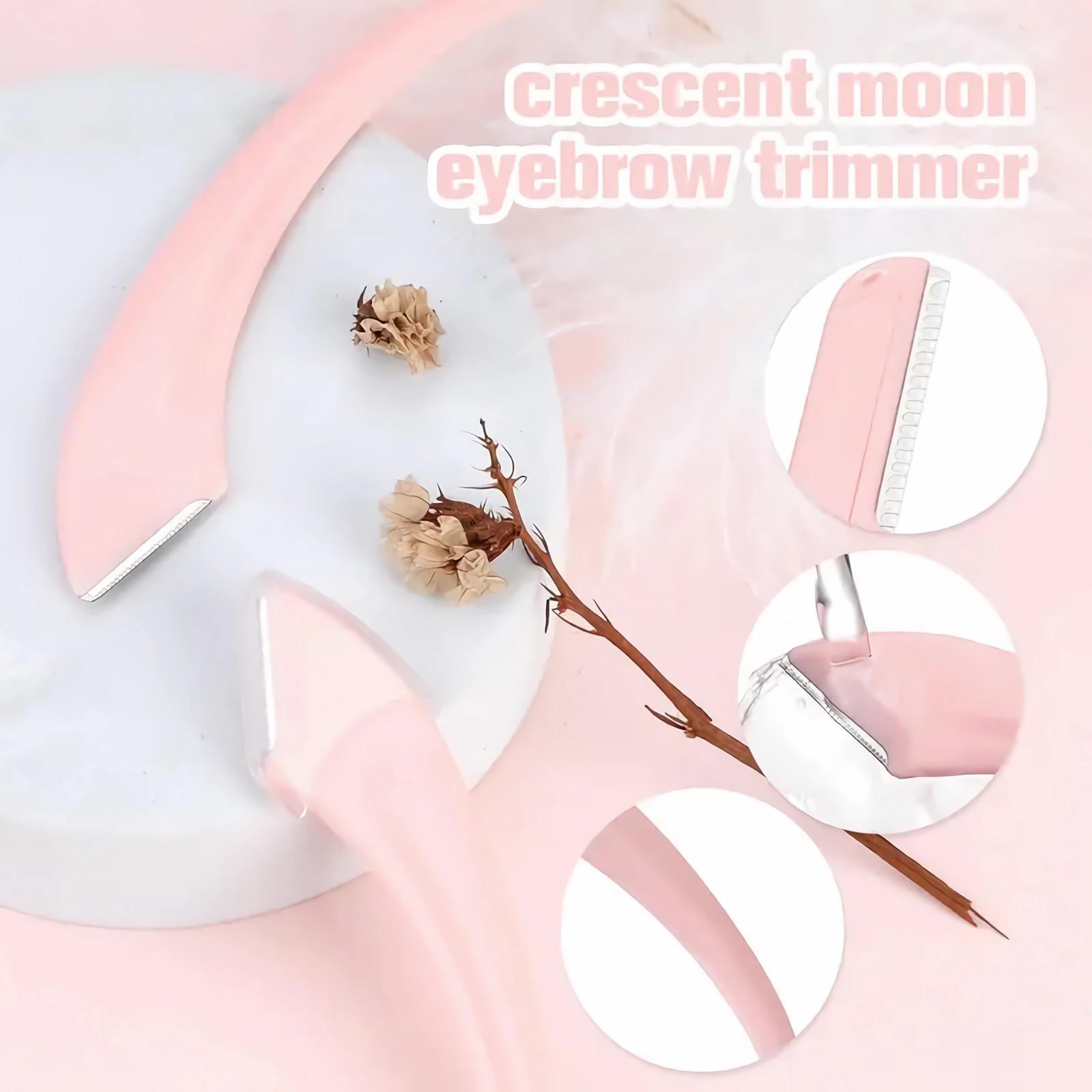 Eyebrow Trimmer Scissors with Comb,Stainless Steel Eyebrow Scissors Set,Eyebrow Trimmer, Eyebrow Shaping Tool, Eyebrow Product for Women & Girls, Portable Eye Makeup Tools for Home & Travel