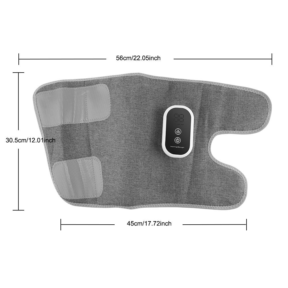 3-Mode Leg Massager, Lymphatic Drainage Machine, Air Compression Leg Massage Tool with 3 Intensities & 15-Min Timer, Adjustable Vibration Intensity Effective Relief for Leg Fatigue