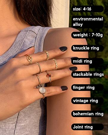 LOYALLOOK 65counts Bohemian Knuckle Ring Midi Ring Set Hollow Silver Gold Vintage Stackable Rings Fashion Finger Knuckle Midi Rings for Women Alloy LOYALLOOK 65counts Bohemian Knuckle Ring Midi Ring Set Hollow Silver Gold Vintage Stackable Rings Fashion Finger Knuckle Midi Rings for Women Alloy