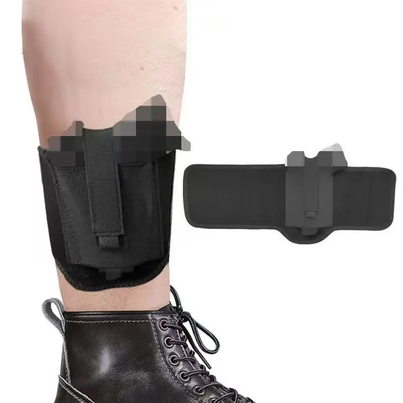 Hidden Ankle Gun Sleeve, Durable and Concealed, Quick Draw, Unisex Design, Non-Slip, Left and Right Hand Compatible