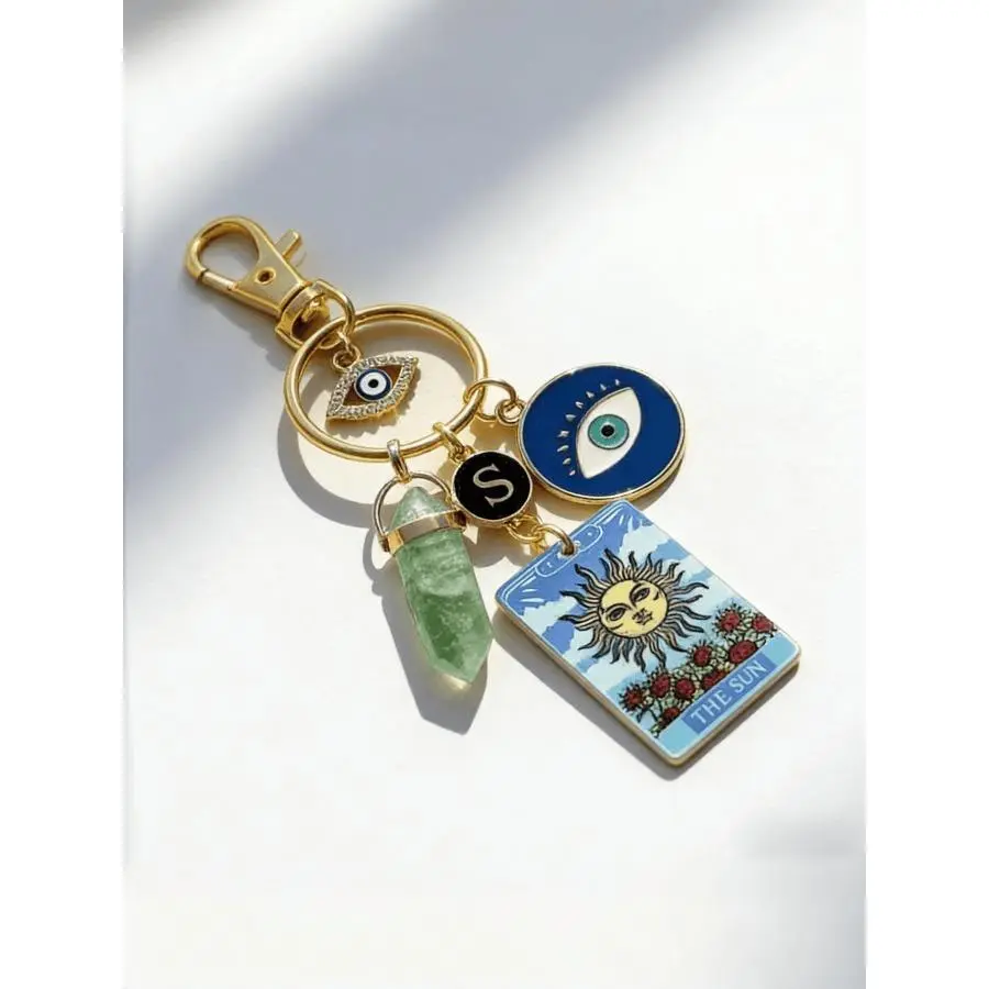 1pc Evil Eye Planet Sun Moon Pendant - Backpack Charm, Car Key Pendant, Daily Use Small Gift