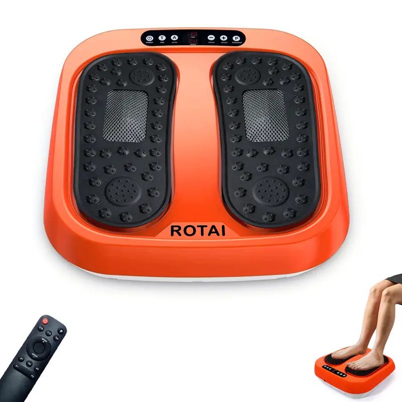 Small Heated Shiatsu Foot Massager Machine with Vibrating Rollers - Relaxing, Easy to Use, Easy to Store, Home Use, Ideal Dad Gift for Festive & Party Gifting