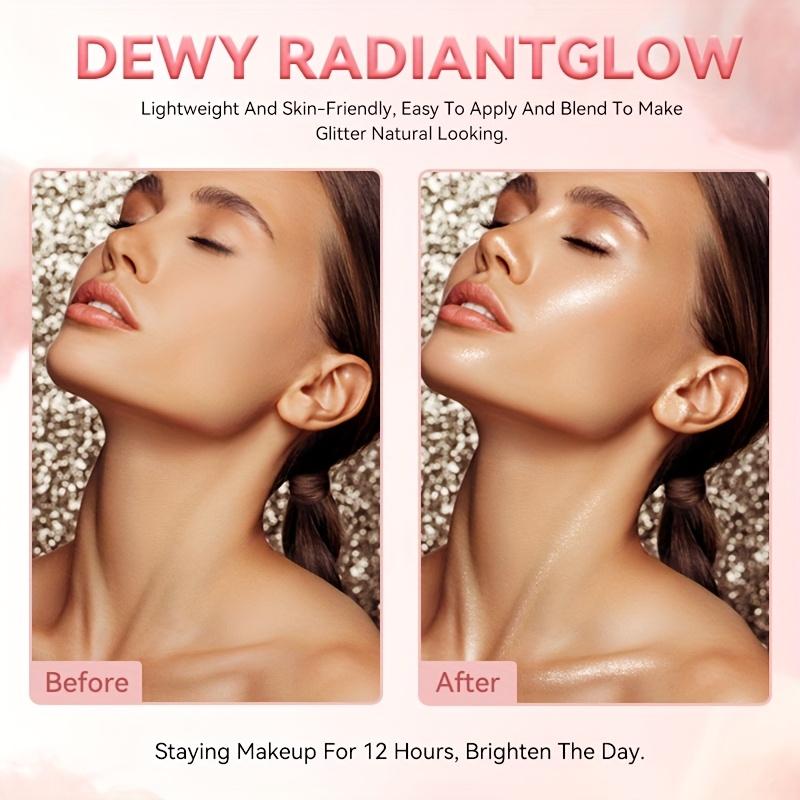 Jelly Highlighter Stick Waterproof and Sweatproof Long-lasting Brightening Party Holiday Gift