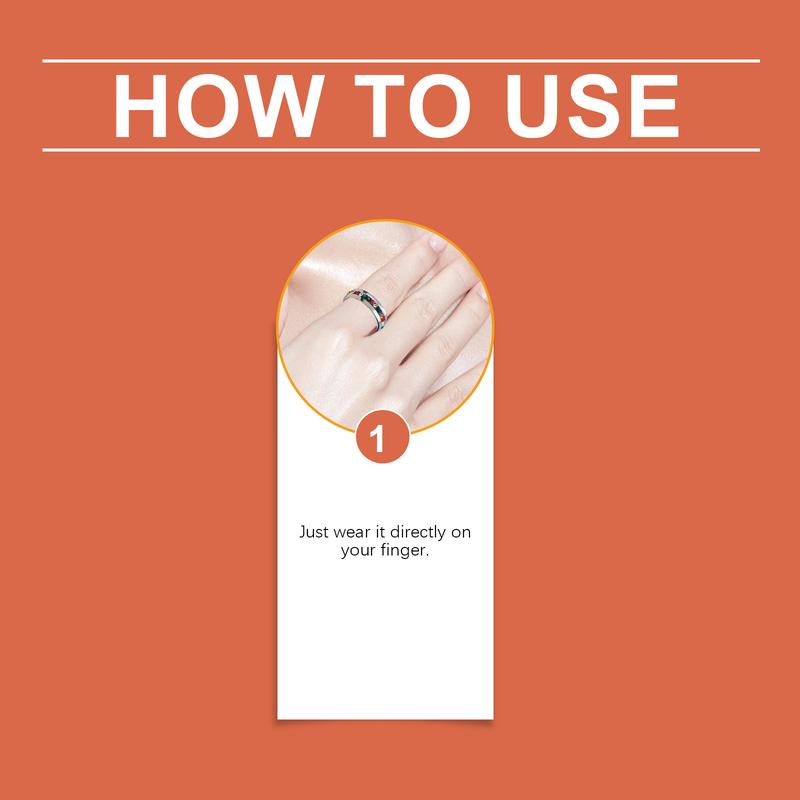 Houkea Colored Ring A beautiful and simple accessory for body care, daily fashion trend, and trendy jewelry.