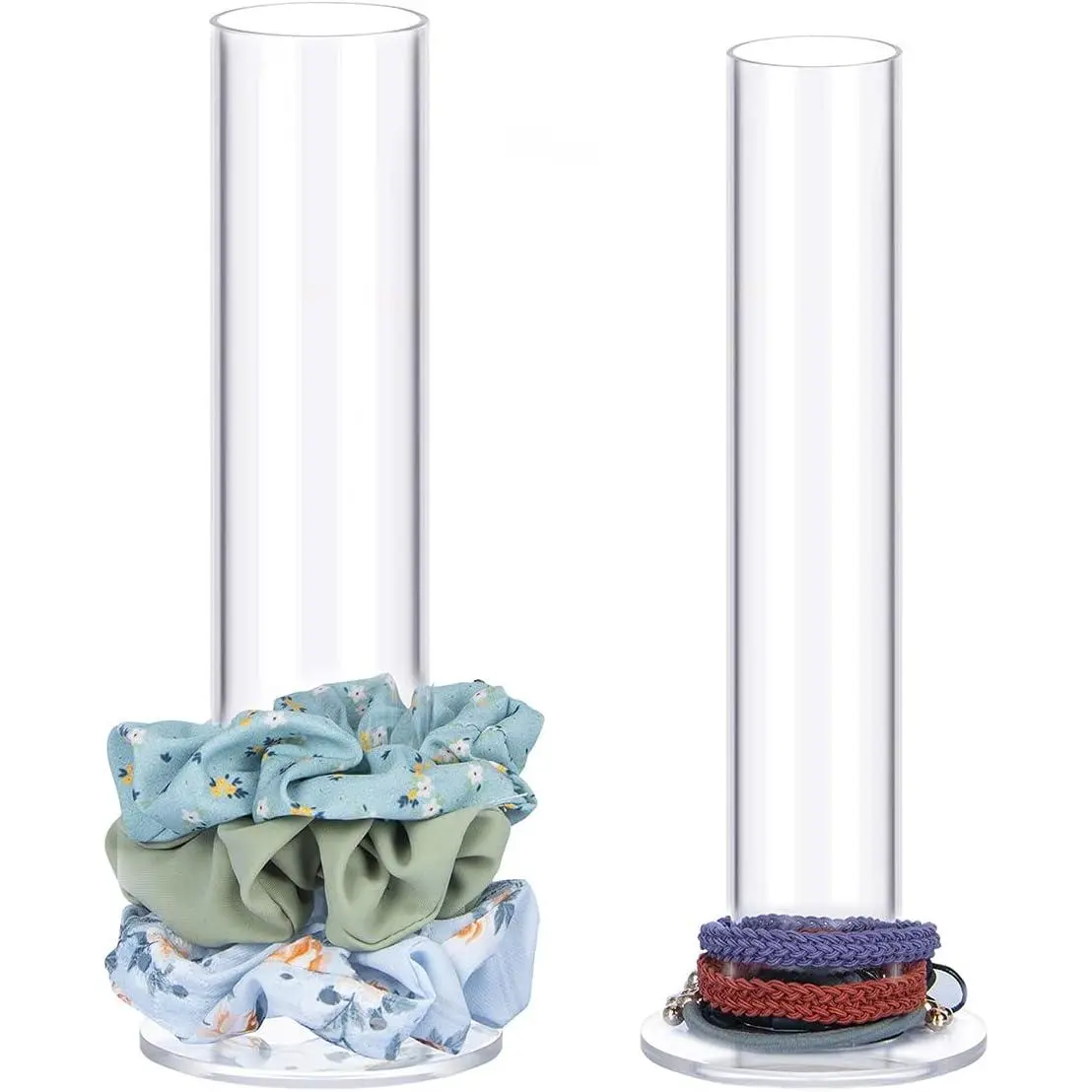2 count  Scrunchie Holder Organizer,Hair Ties Holder for Bathroom