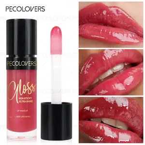 Mirror Water Glazed Lip Oil Glass Lipstick for Moisturizing,Hydrating,Repairing,Firming Lip Lip Gloss with Plump Lips Color
