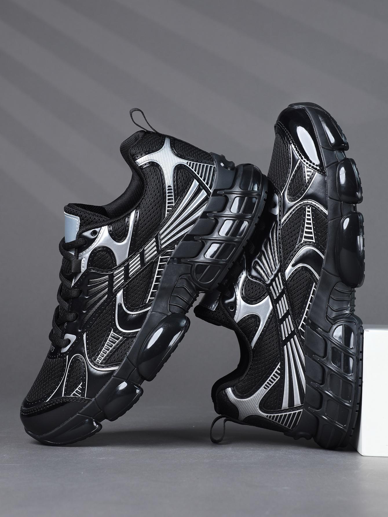 High-Quality Sneakers For Men's Casual Shoes, Comfortable Sporty Design, Outdoor Leisure Footwear, All-Season Textile Upper Material, Sports Shoes