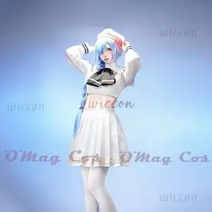HMS Janus Cosplay Sexy JK School Uniform Summer Skirt Outfit Anime Game Style for Women