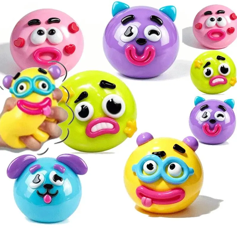 2026 NEW Smushers Squishy, Curiosities Dog Face Swap Squishy Toy, Soft Moldable Cute Slow Rise Squeeze Toy Adult Fun gifts toy stress ball