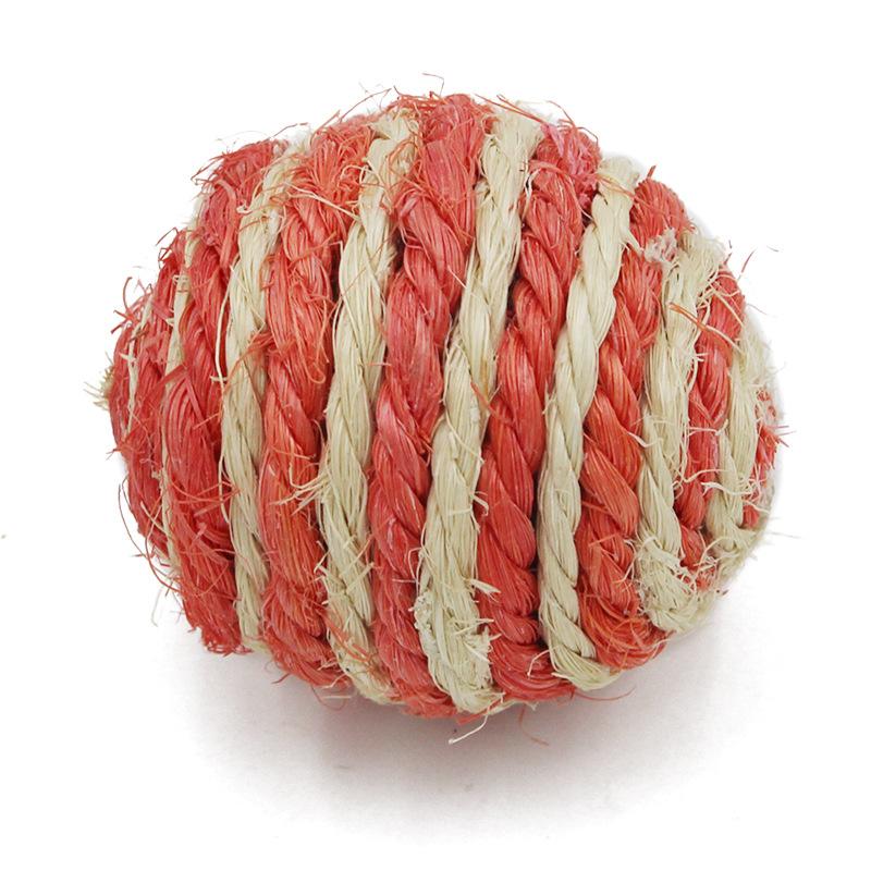 Cat sisal ball, cat toy ball, cat teasing and walking toy, cat scratching ball, pet supplies