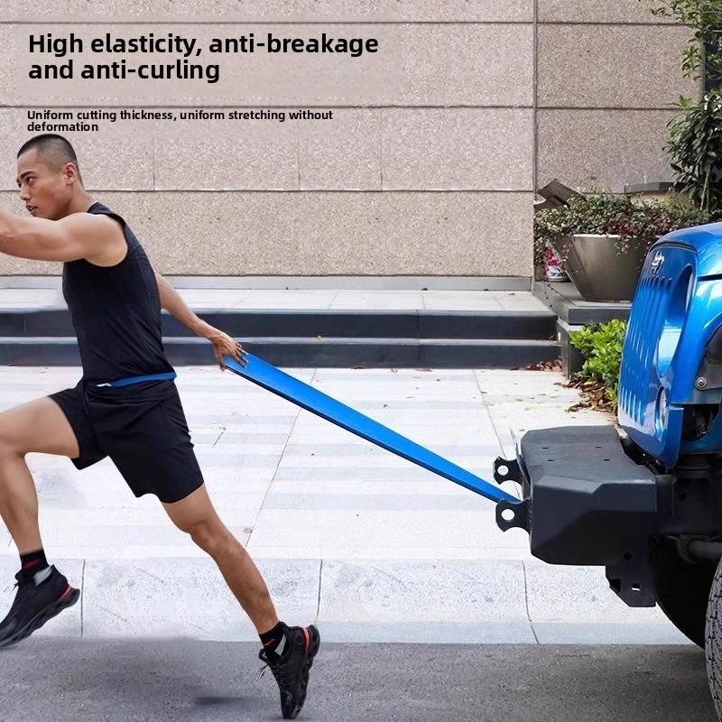 Elastic belt Fitness male resistance belt Tension belt Strength training Elastic rope Pull-up assist belt Female stretching Heavy Duty Resistance Band Set gym women waist straps 8 figure accessories