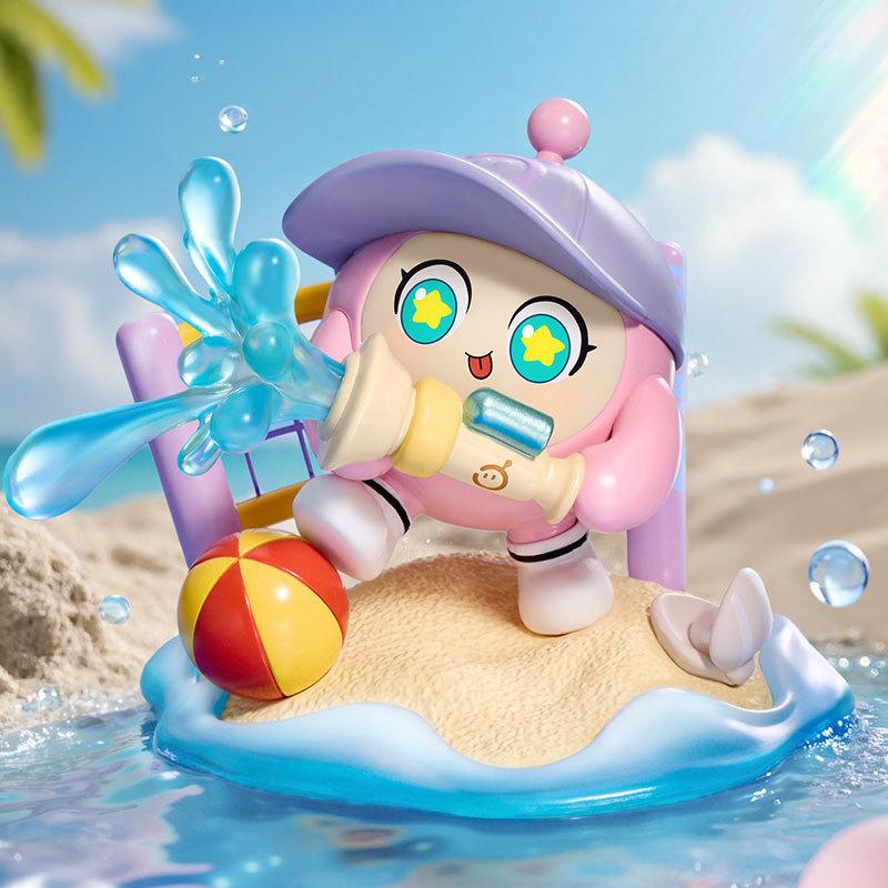 Eggman Party Blind Box Holiday Coastline Figurine Cute Blind Box Collectible Toy Birthday Gift