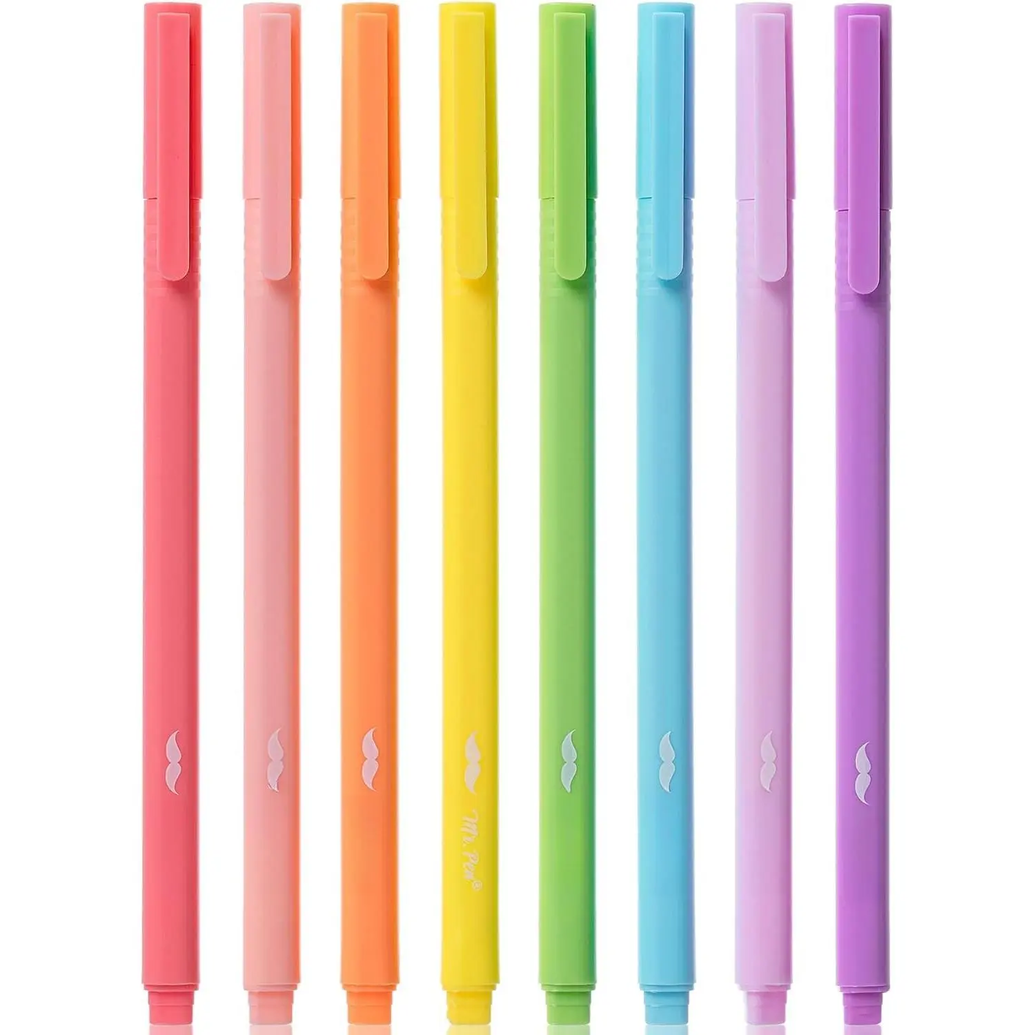 - Highlighters, 8 Pack, Fine Tip, Pastel Colors, Cute Highlighters