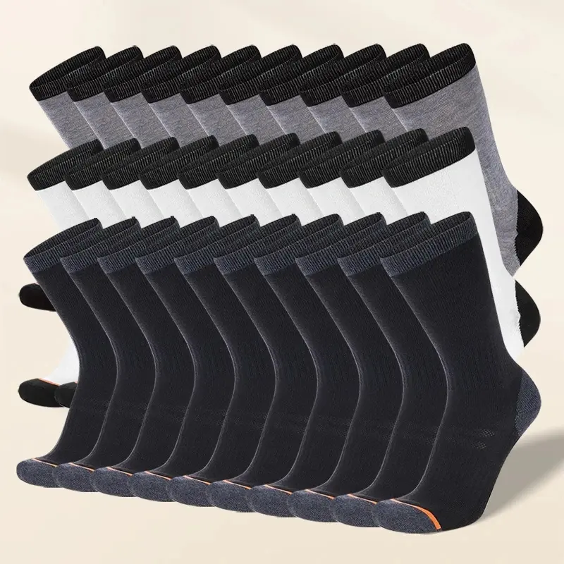 Men's One-Size Autumn Winter Sports Stockings, 30 Pairs, Sports & Outdoor Accessories