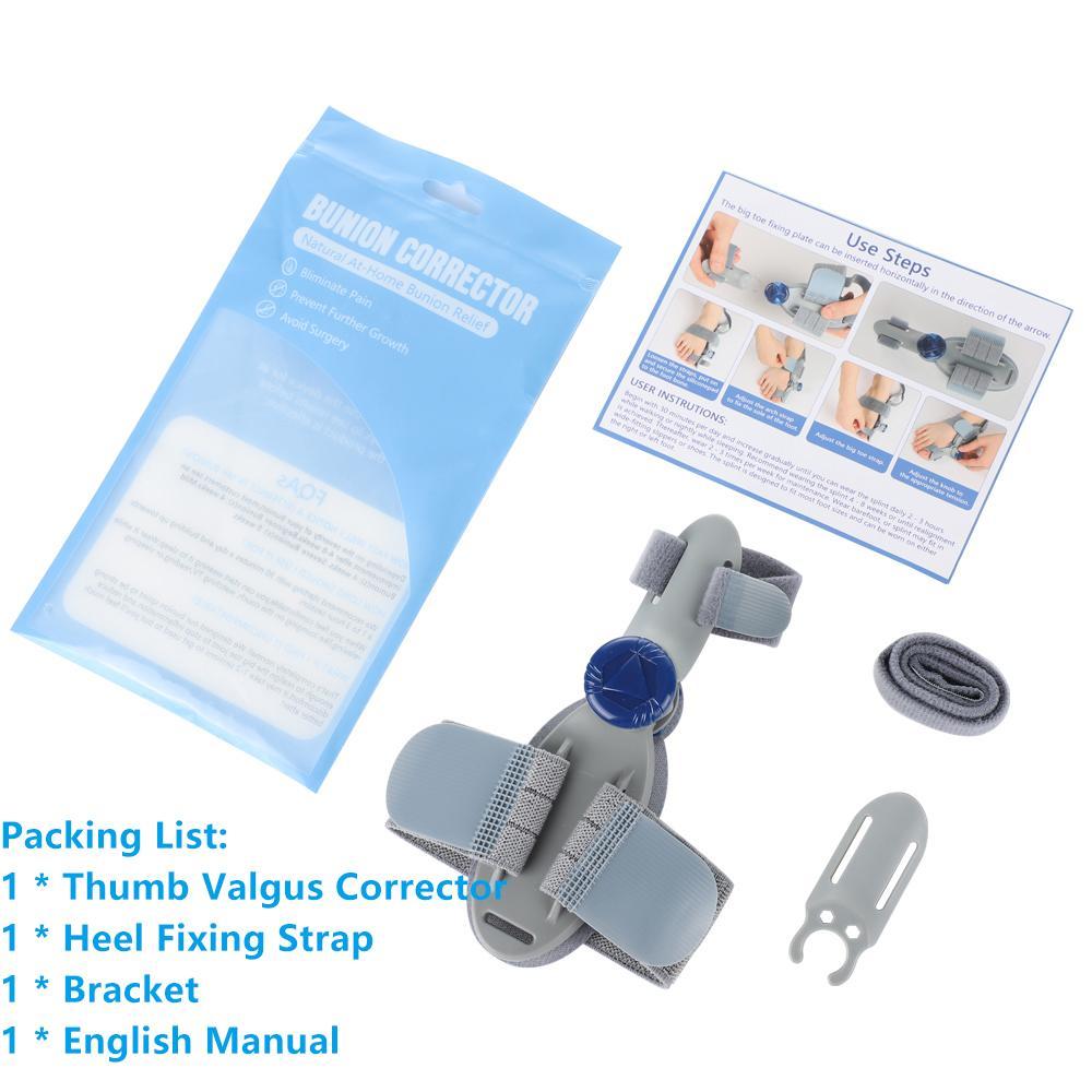 Adjustable Toe Straightener, 1 Box Toe Bunion Stretch Band, Toe Straightener for Women & Men, Foot Care Tool for Home & Travel, Pedicure Care Tool