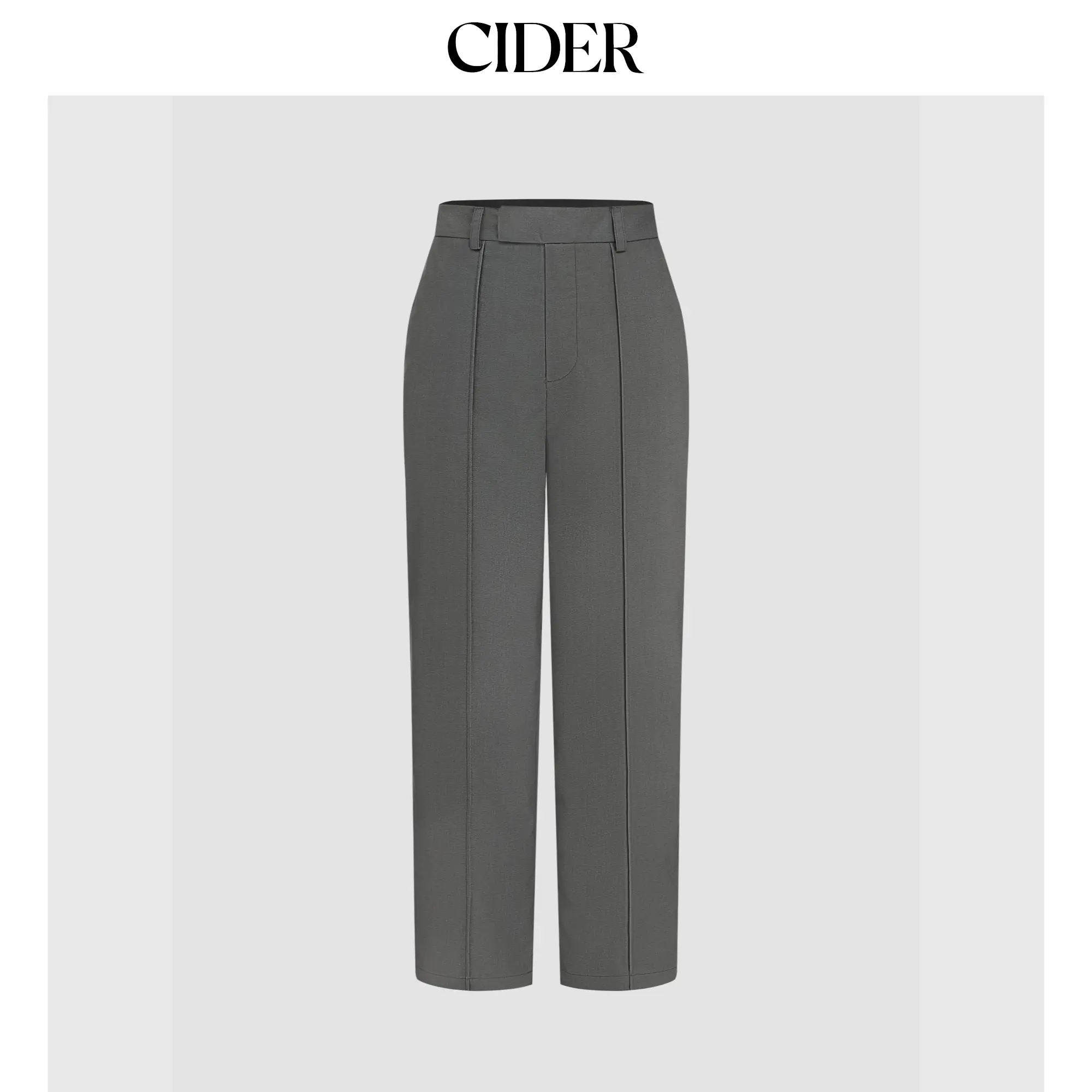 Cider [size 2-10] Mid Rise Pocket Tapered Trousers