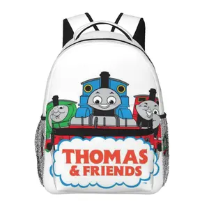 Anime thomas the train1 Backpack, School bag Cute Girls Boys Teens Backpacks Kawaii Kids Lightweight backpack with adjustable straps Bookbag with office Travel, School, College, Work