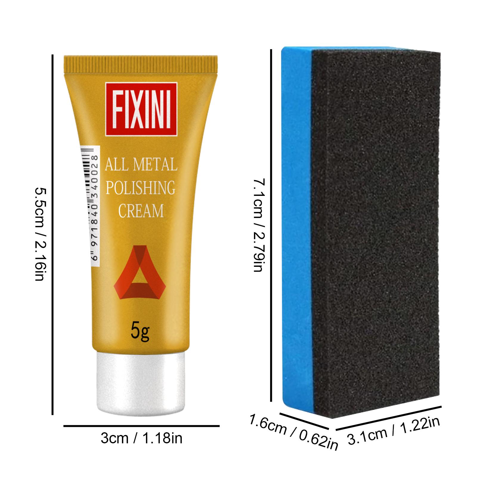 AMZ Metal Polish Cream, Copper Tire Rust Polishing Kitchen Metal Polishing Multifunctional Cleaning Care Cream