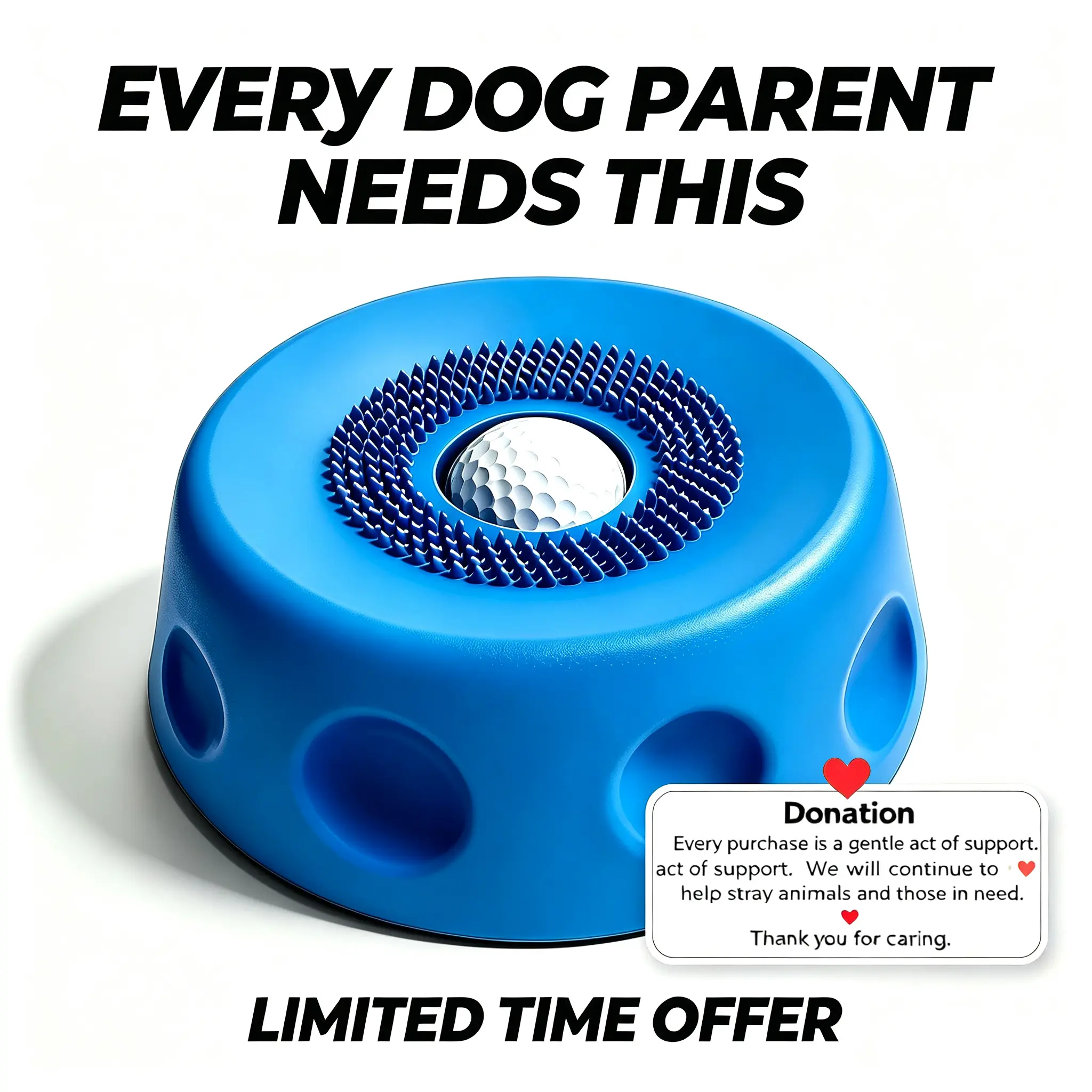 Cc Pets Slow Feeder Anti-Choking Dog Bowl for Fast Eaters - Prevents Gulping & Bloat, Dual Silicone Non-Slip Feeding Tray with Strong Suction, Food Grade Silicone, Dishwasher-Safe Easy-to-Clean for All Dog Breeds (Wet & Dry Food), Bowl/Dish, Strong Suctio