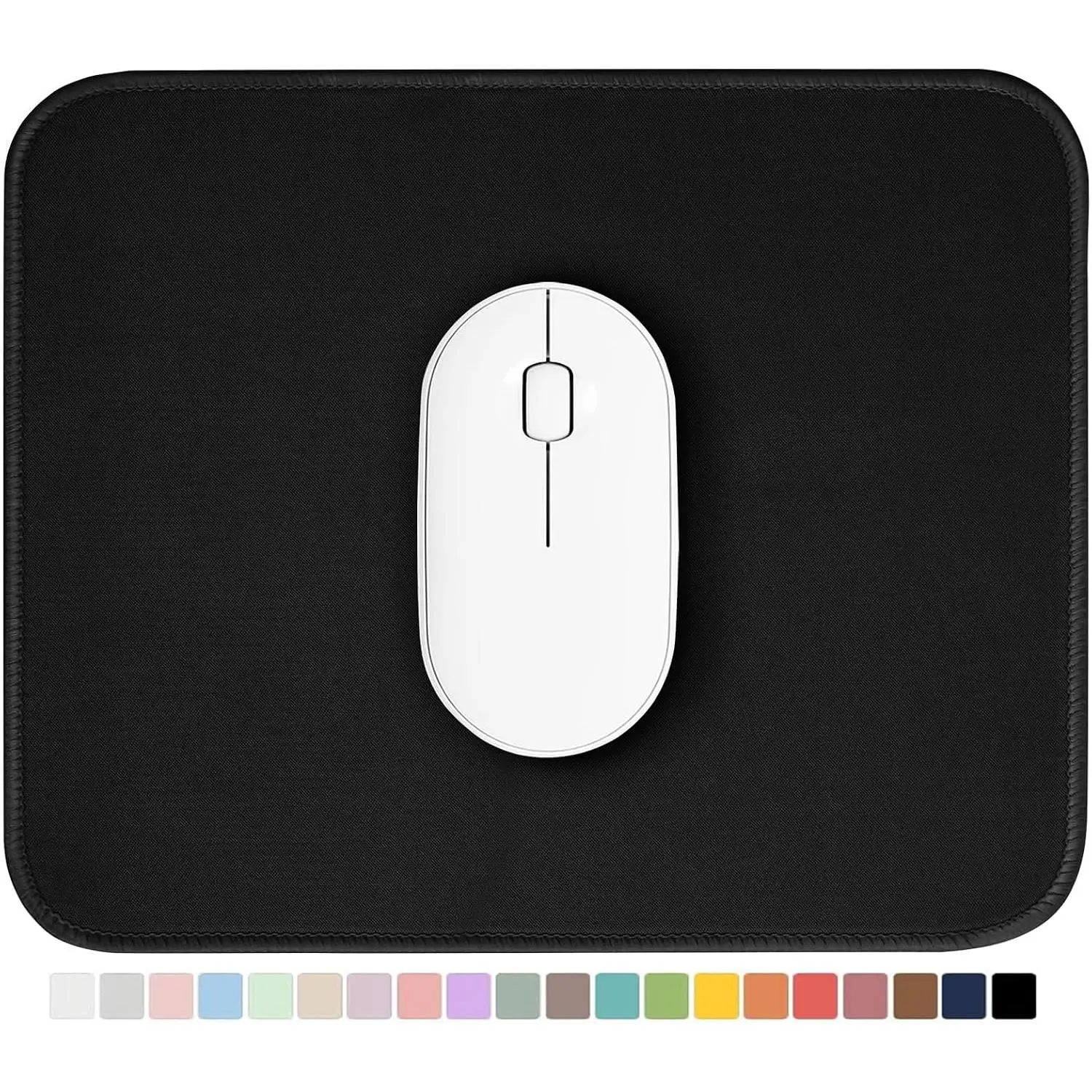 Black  pad, Featuring a wear-Resistant Stitching  Design. It can be  Either Horizontally or Vertically. Made of Anti-Slip and Water-Resistant Rubber Material. (Black)