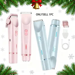 Electric Razors Shave, 2-IN-1 Dual Head Electric Shaver, Cordless Bikini Trimmer Hair Removal For Women With Detachable Head, Gentle Touch, USB Charging, Convenient To Carry, For Bikini, Armpit, Leg And Body Hair Removal, Multifunctional Hair Shaver
