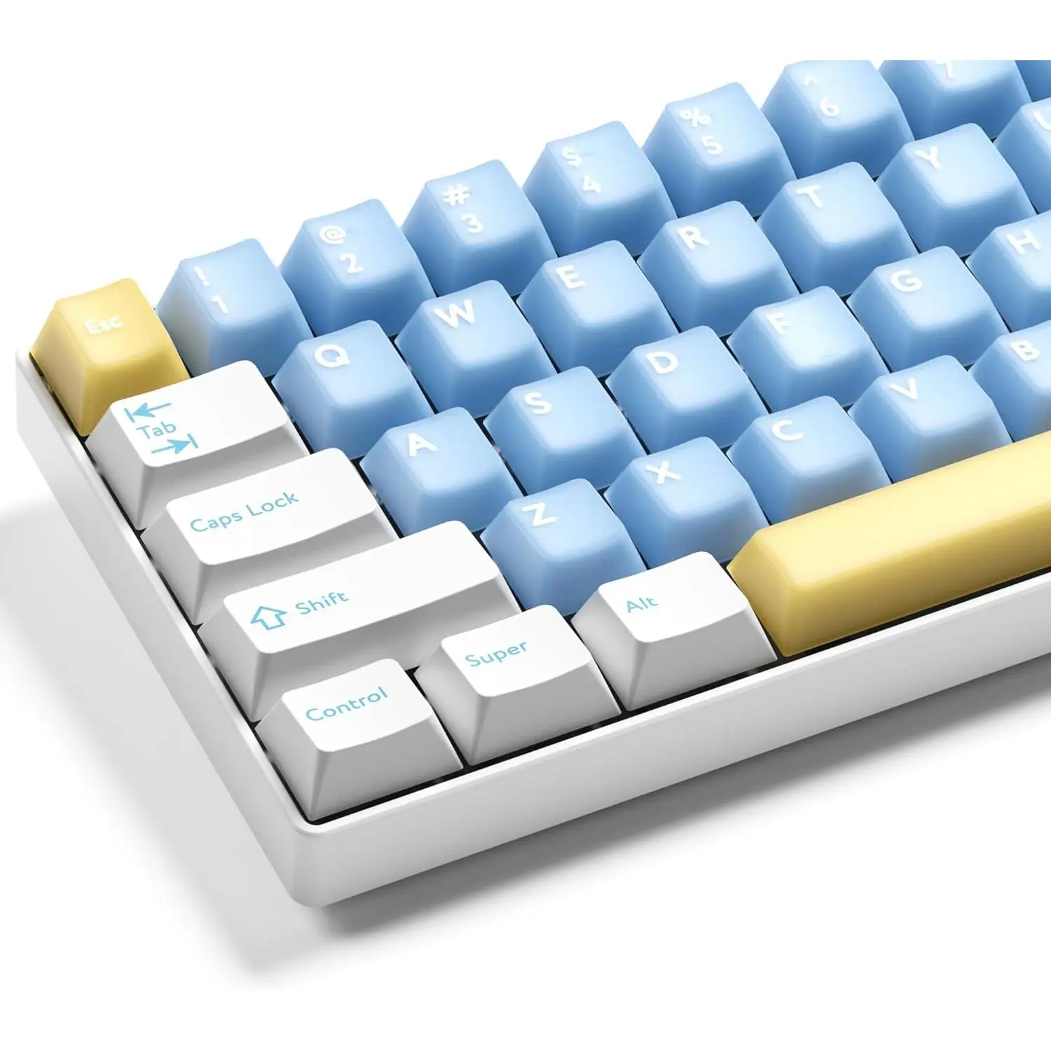 XVX Double Shot PBT Keycaps Set 216 , Cherry Profile Custom Keyboard Keycaps, Jade Translucent Key caps Compatible with 61/64/68/84/87/100/104/108 ANSI and ISO Layout Mechanical Keyboard