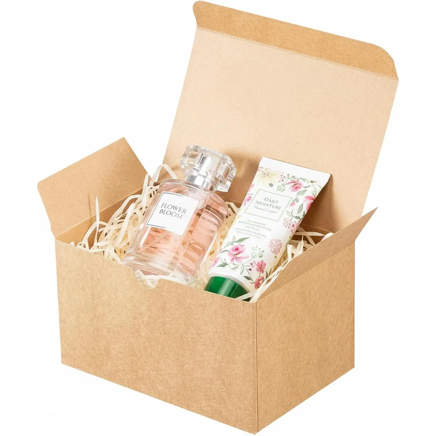10 Pack 6x4x3.5 Brown  Boxes with  for Presents  Small  Boxes Bulk for Candle Mug Perfume Craft Ornaments Cookies  Favors