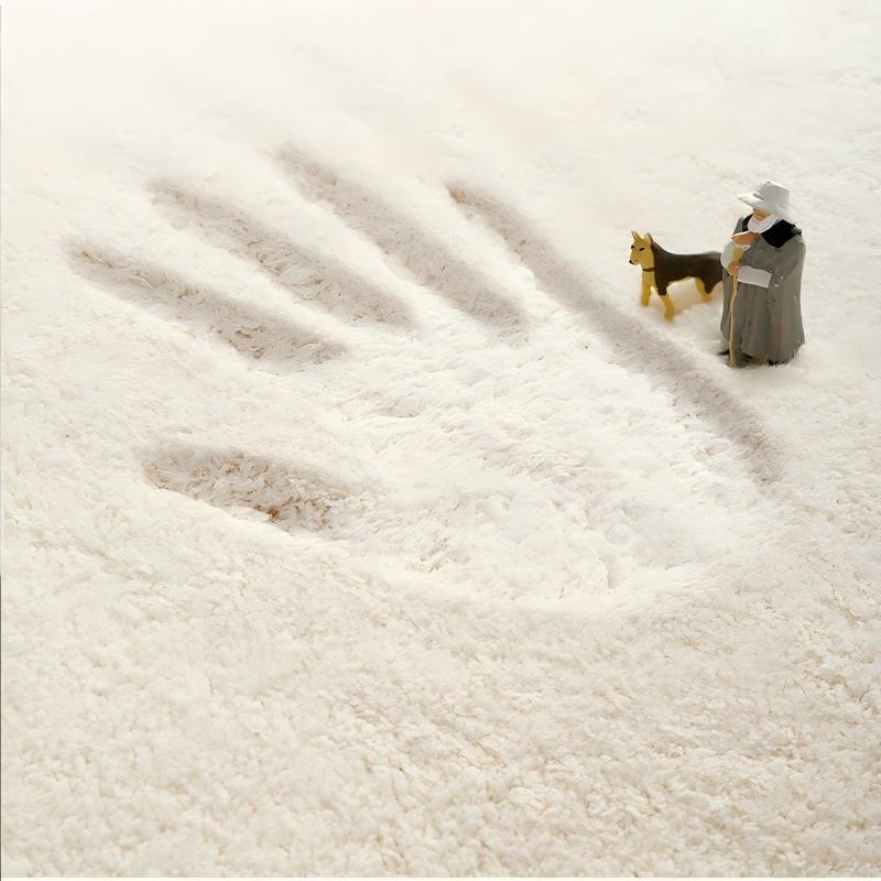 VIKAMA Cartoon Cat Patterned Carpet Home Decor. Provides Warmth For The Living Room And Bedroom Bedside. Non-Slip And Dirt-Proof