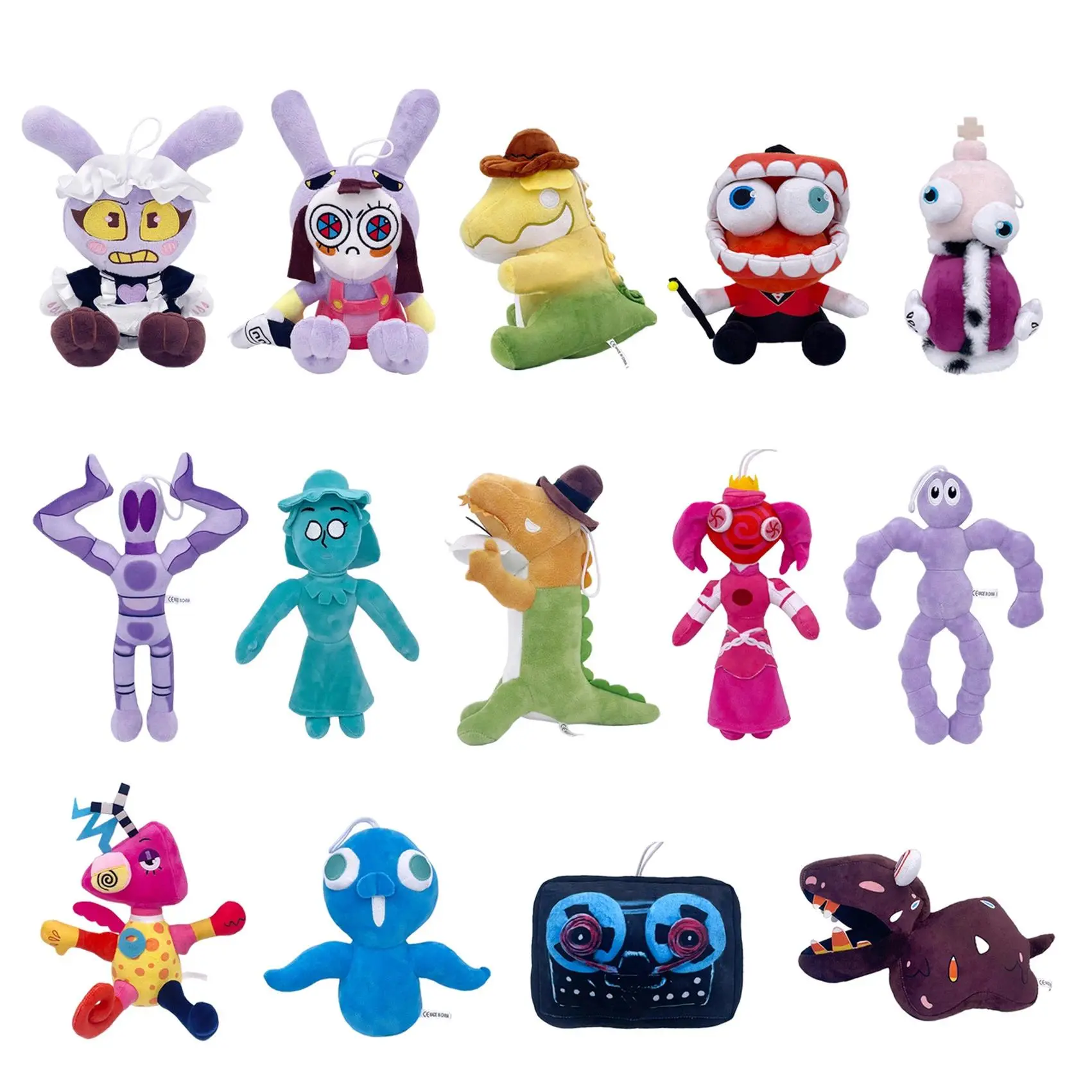 Hot Game Maid Jax Plush Toy - THE AMAZING DIGITAL CIRCUS Japanese Anime Stuffed Doll, 1-2cm Picture-Inspired Detailing Collectible Cuddly Toy, Unisex Kids Birthday Gift, Wholesale & Dropshipping Available