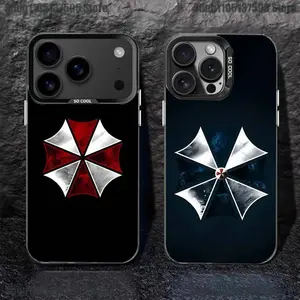 U-Umbrella C-Corporation Phone Case Resident Evil Inspired Protective Cover Black Matte Shockproof Design Designed for iPhone 11-17 Pro Max/Plus & Samsung Galaxy S23-S25