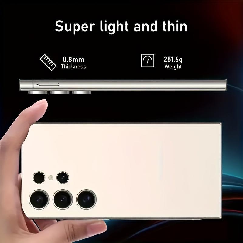 S25 Ultra Unlocked 5G Smartphone, 12GB+512GB, 6800mAh Battery, Fast Charging Capability, Android 14 System, 108MP+48MP Camera, Face & Fingerprint Unlock | Dual SIM | Autofocus | Built-in Pen | Card Port