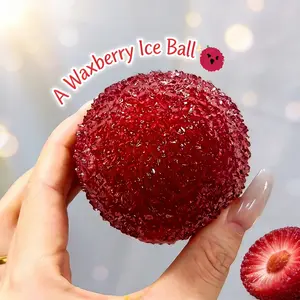 1pc High Appearance Simulation Yangmei Pinch Ultra Soft High Appearance Gift Stress Relief Pinch, Satisfactory Pressure Ball, Relieves Stress, Perfect for Office Desk Decoration, Classroom Prizes, and Party Gifts