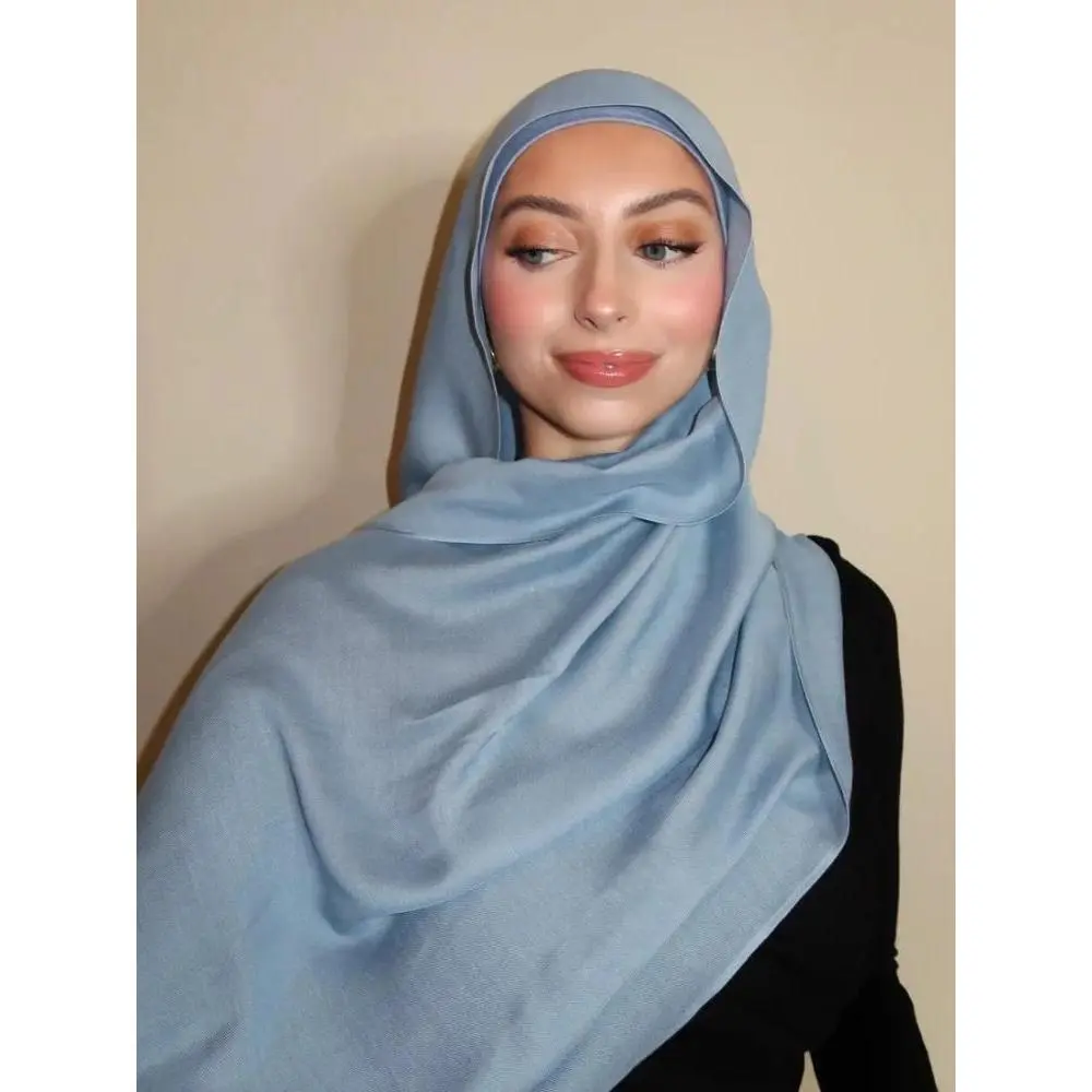 84colors Modal Hijab with Modal Undercap Set Basic Stretchy Pullover Headscarf Thin Breathable Sunscreen Head Wrap Hijabs Scarf
