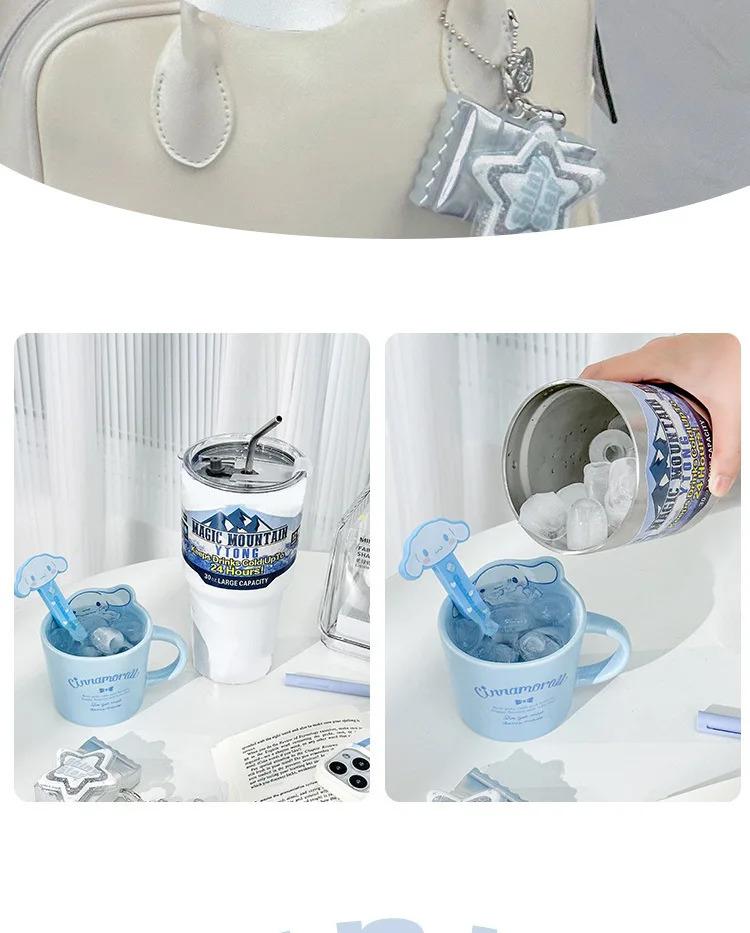 Magic Stainless Steel Freeze Thermos Cup with Straw Ice Coffee Drink Vacuum Insulated Bottle Car Travel Outdoor Mountain Cup Magic Stainless Steel Freeze Thermos Cup with Straw Ice Coffee Drink Vacuum Insulated Bottle Car Travel Outdoor Mountain Cup