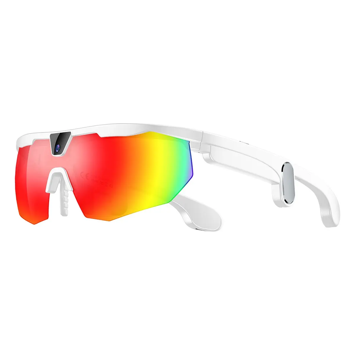 High-End Outdoor AI Smart Cycling Goggles, 8MP HD Camera, Real-Time Translation, Bluetooth-compatible Music, Waterproof IP66, Unisex Gift, AI Camera Glasses, Smart Glasses