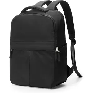 Black Laptop Work Backpack for Women - 15.6 Inch Laptop Compartment, Lightweight  Large Travel Backpack for College, Nurse & Teacher