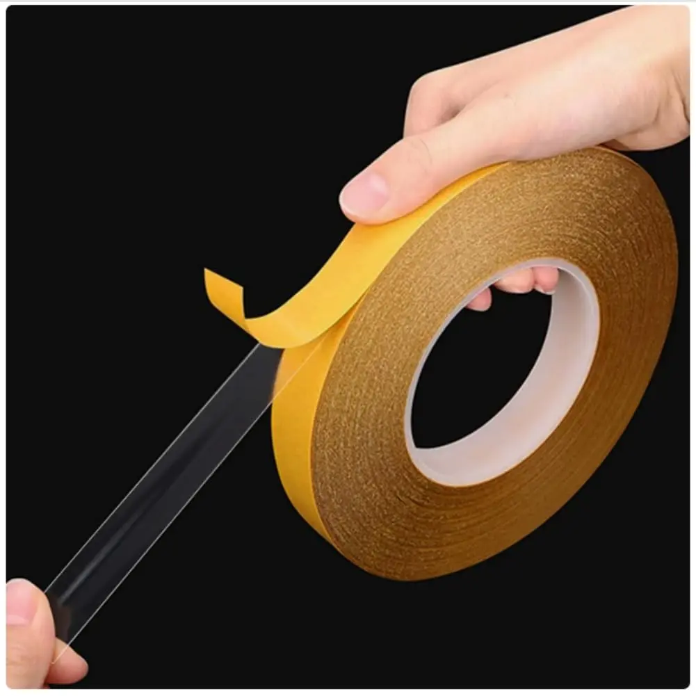 Ultra Thin Clear  Double Sided Tape 0.5” x 82 Ft  Adhesive Removable No  Transparent Mounting Tape for DIY Crafts Office  Decoration Industrial Fixing