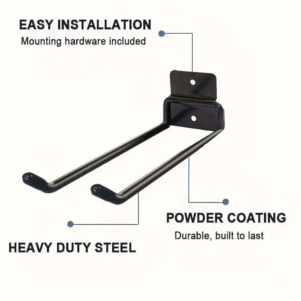 Wall Mounted Garden Tool Hanger, 1 Count Shovel & Rake Hanger, Garden Tool Organizer, Garden Tool Storage Hook, Home Organizer, Yard Tool Rack