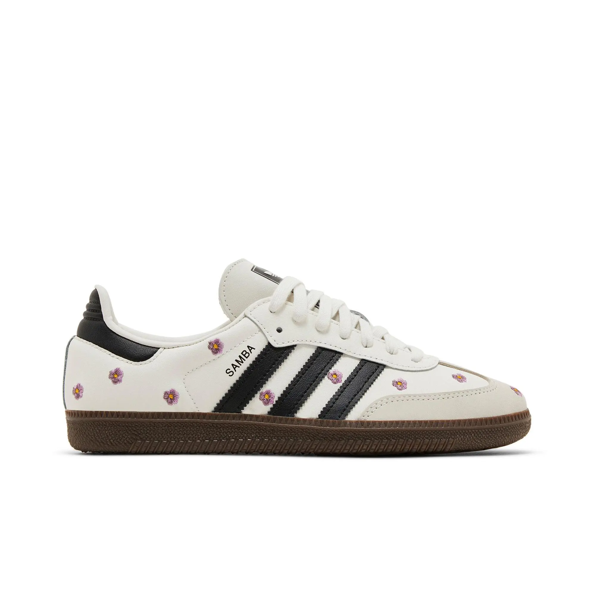 adidas Womens Samba OG 'White Floral Embroidery' (women's sizes) White training-shoes IF4398