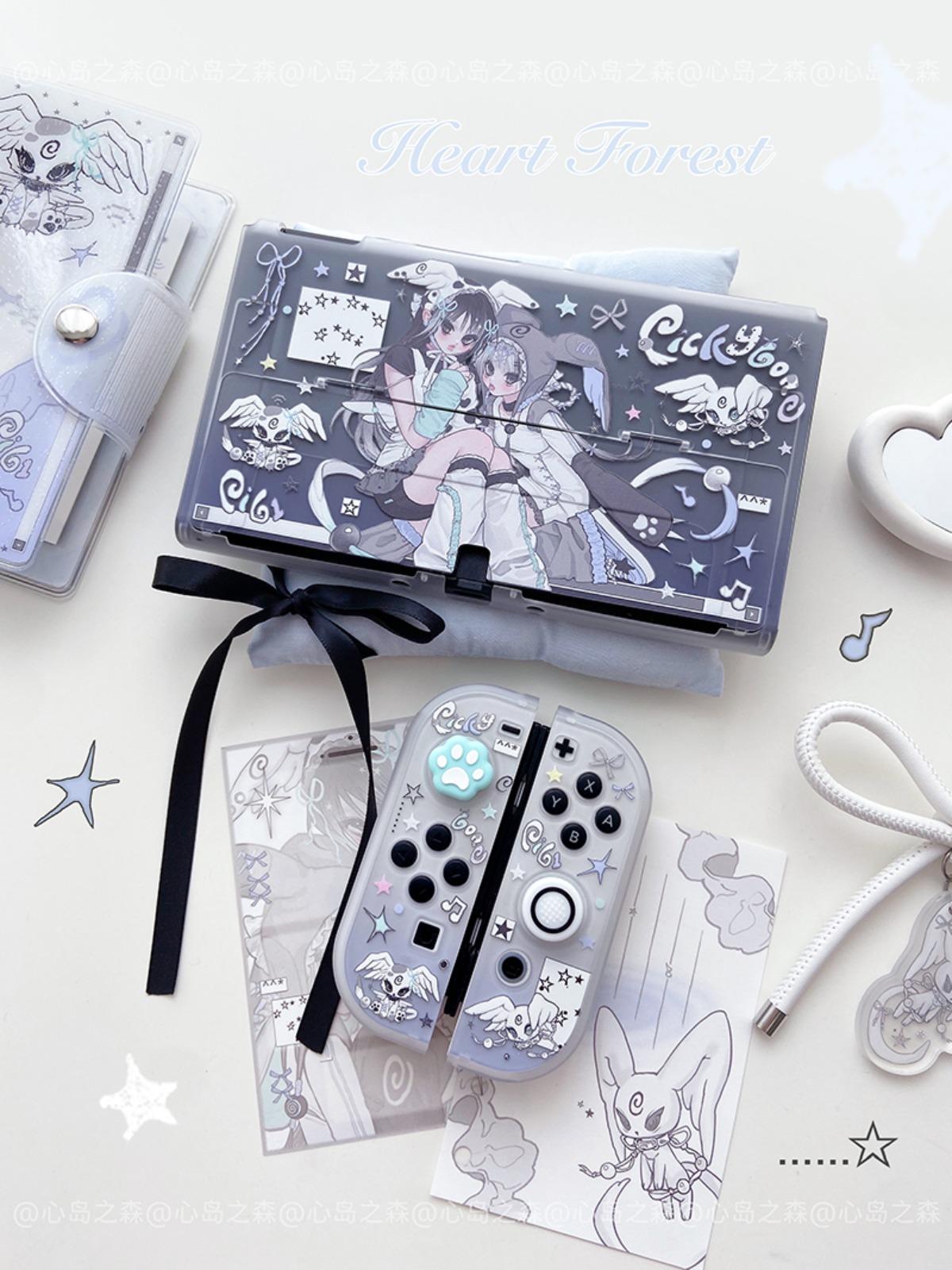 Anime Switch Case for Girl OLED Hard Case for Nintendo Switch2/NS/lite Console Controller Joy-Con Can Be Inserted Into The Dock