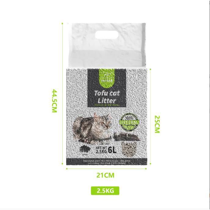 Tofu Cat Litter Odor Control Absorbent Flushable Clumping Cat Litter for Odor Control