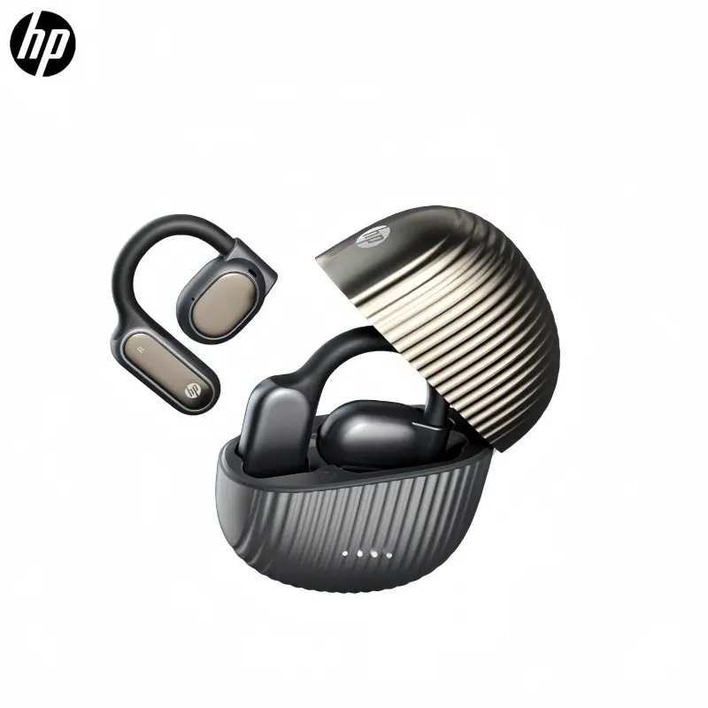 Clearance Sale HP Active Noise-Canceling Bluetooth 5.4, Wireless Earphones, Stable Connection, 10 Hours Talk Time, IPX4 Water Resistance, OWS Sound Effects Support, Touch Controls, Ergonomic Design, Comfortable Fit, Compatible with All Devices