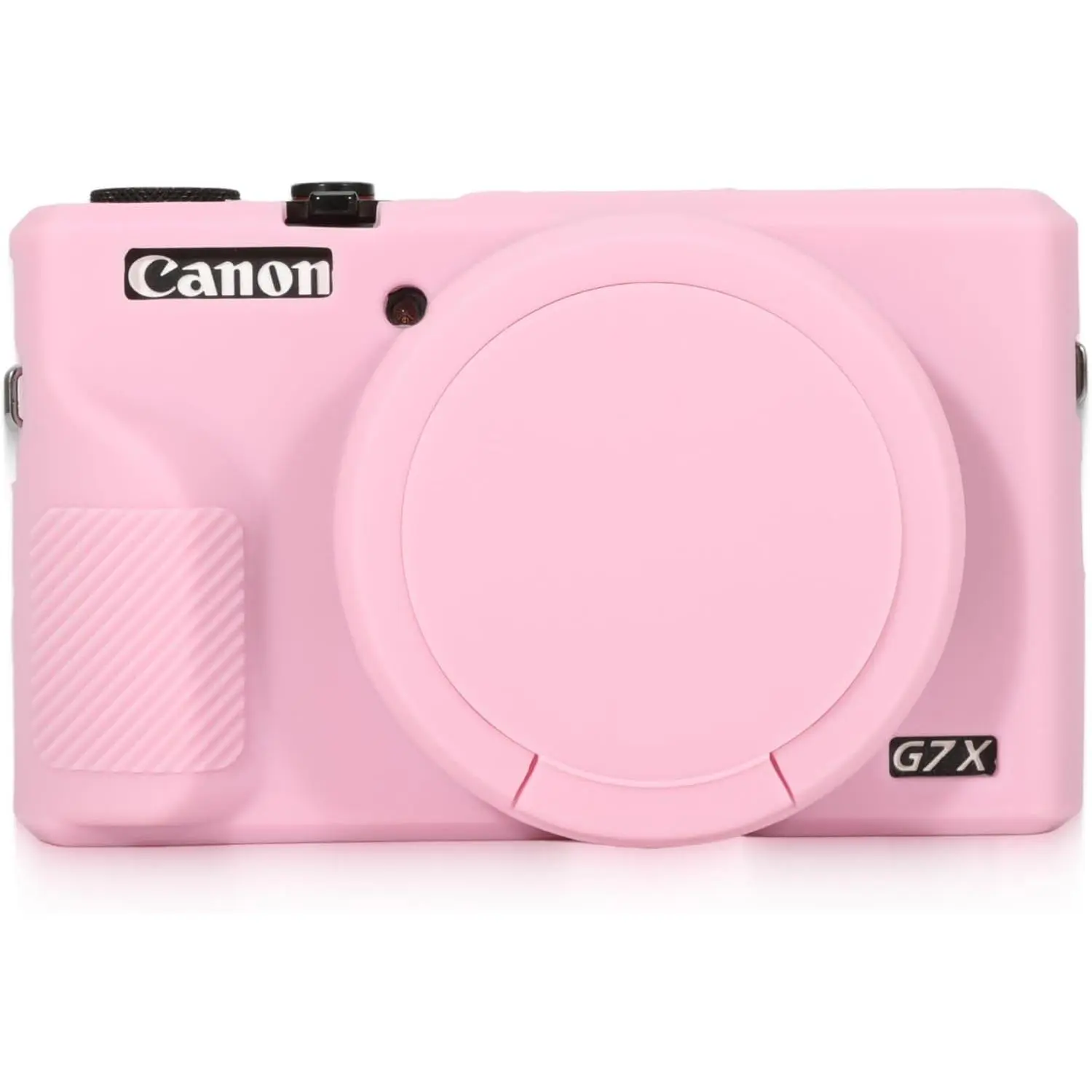 Case for  PowerShot G7 X Mark III Digital Camera, G7X Mark iii Camera  Case Anti-Scratch Slim Fit Soft , G7X Mark 3 Accessories with Detachable Lens Cover (Black)
