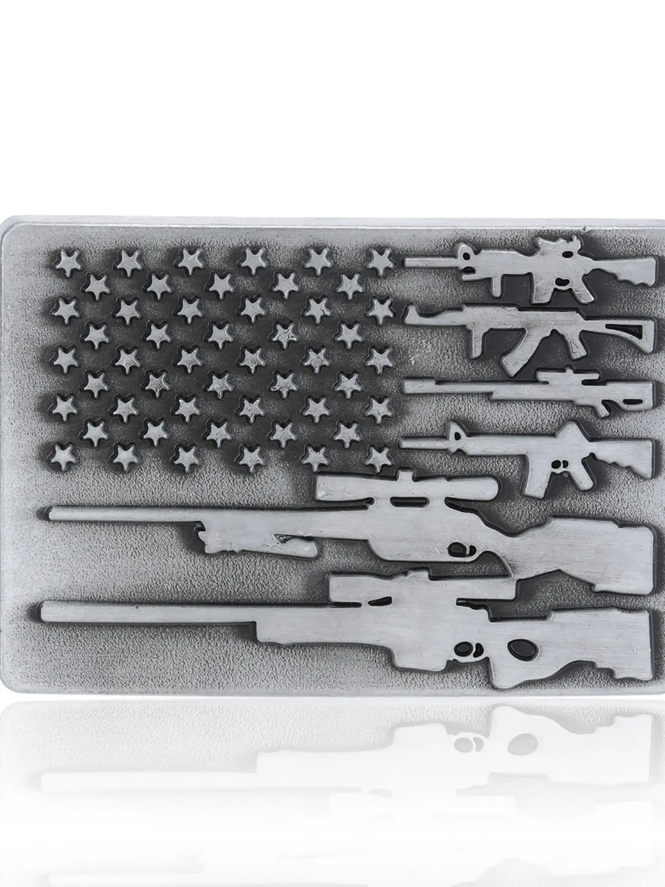 American Cross Prayer Belt Buckle for Men, Motorcycle Decoration, Casual Style, All Seasons, Animal Pattern, No Ca Prop 65