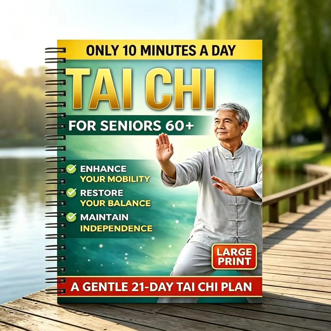 Home Tai Chi Training, Ideal for Daily Practice, Enhance Flexibility & Balance, Perfect for Beginners & Enthusiasts, No Equipment Needed